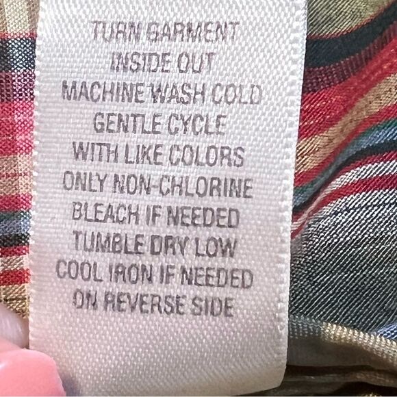 C.J.Banks by Christopher & Banks quilted plaid 🍁 snap closure 🍁 EUC 🍁 1X - Picture 10 of 11